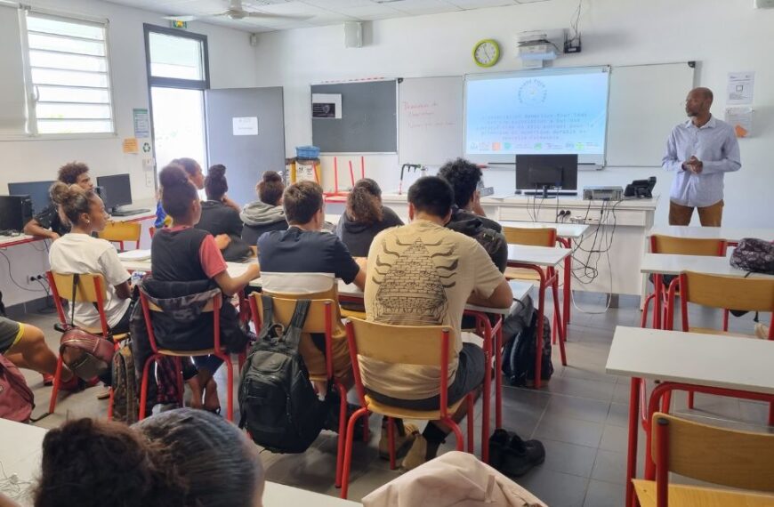 Rencontre avec les élèves du Lycée Du Mont-Dore : filières numeriques et environnementales
