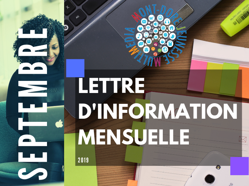 LETTRE D’INFORMATION MENSUELLE SEPTEMBRE 2019